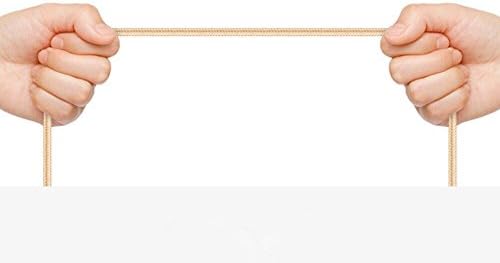 USB Cable Donowo® (1.5M) USB 2.0 a Metal to Alloy Shell USB Male Cable Braided, Quick Charge and High Speed Data Sync for Apple Iphone 6 Iphone 6s and Other Iphone Devices-champagne