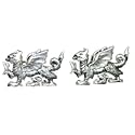 PC42 Pewter Welsh Dragon Cufflinks