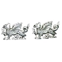 PC42 Pewter Welsh Dragon Cufflinks