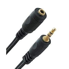 1004 3M 3 Meter TOP QUALITY 3.5mm Jack to Socket Headphone Extension Gold Plated Cable 3M 3m Audio Stereo Male to Female Cable - 12 Month Warranty >>> THT Trade