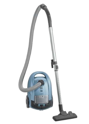 Fakir Prestige A 220 Staubsauger mit Beutel / 2200 W / blaumetallic / HEPA-Filter / 5-Lagen-Micro-Vliesfilter, Filterwechselanzeige