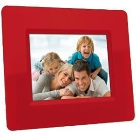 Trademark Optimus 3.5 Inch Lcd Digital Picture Frame - Red (82-16667) -