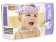 BAMBO® Ultra Absorbent Chlorine-Free Eco-Friendly Baby Diapers - Size 1 - Newborn - Fits 4.4 to