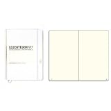 Produkt-Bild: Leuchtturm 1917 Leuchtturm Notizbuch blanko DIN A5, wei&szlig; Hardcover