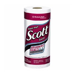 Roll Towels, Perforated, 11x8-7/8, 128 Sheets/Roll, White