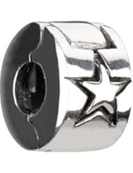 Authentic Chamilia Silver Star Design Freedom Lock