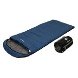 10T Decken-Schlafsack ALASKAN, blau, 235x100 cm