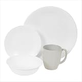 Livingware Winter Frost White 16 Piece Dinnerware Set