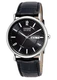 Men's Eco-Drive Strap Black Dial