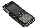OLIVIASPHONES 6300 NOKIA BLACK RUBBER BODYFIT COVER POUCH FOR A NOKIA 6300 MOBILE PHONE
