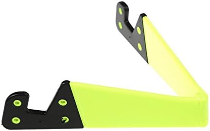 Wire Factory V-shaped Phone Support PAD Tablet General Creative Lazy Folding Portable Bracket - For iPhone iPad Samsung Galaxy HTC and other Mobile Phones Tablet (Fluorescent Green)