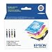 Epson Ink Cartridge Multipack with 1 Each T044120 Black, T044220 Cyan, T044320 Magenta, T044420 Yellow