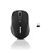 TeckNet M002 2.4G Nano Cordless Black Optical Mouse - 2.4 GHz -1600dPi - Nano USB wireless receiver - 2010 Edition (AA BATTERIES NOT INCLUDED)