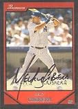 Melky Cabrera, New York Yankees, 2007 Bowman Autographed Card
