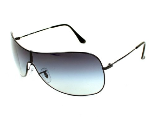 Ray Ban Rb3211 Black Frame/Grey Gradient Lens Metal Sunglasses, 138mm