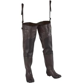 Stearns 2-Ply Rubber Hip Wader with Cleated Soles