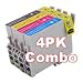 T0715 - 1 Set of 4 Compatible Ink Cartridges for Epson Stylus...