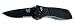 Benchmade McHenry & Williams Folding Knife Benchmade Kote 1 - Black Corrosion Resistant Finish Combo Mod Clip Point/Dual Thumb Stud Liner Lock/Pocket Clip 3.9