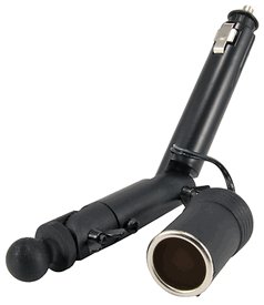 Single Detail Page Misc: ARKON GN097 LIGHTER SOCKET MOUNT WITH POWER DONGLE FOR GARMIN R  NUVI R 