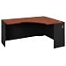 Left J Desk, 59-3/8x41-1/2x29-7/8, Cherry/Pumice (OSL12558CCP) Category: Wood Hutches and Stack On Storage