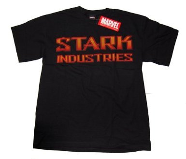  Officially Licensed Marvel Iron Man Stark Industries T-Shirt