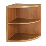 10500 Series 2-Shelf End Cap Bookshelf, Medium Oak, 24w x 24d x 29-1/2h