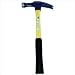 Klein 807-18 15 Inch Electrician's Straight Claw Hammer, Black/Yellow
