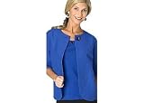Plus Sag HarborKnit Top With Gemstones Neckline