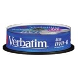 Verbatim DVD-R 8cm Advanced AZO 4x Speed 1,46GB 10er Spindel DVD-Rohlinge