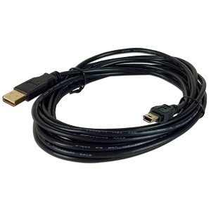 15' Nixeus USB 2.0 A (M) to USB 2.0 Mini-B (M) 