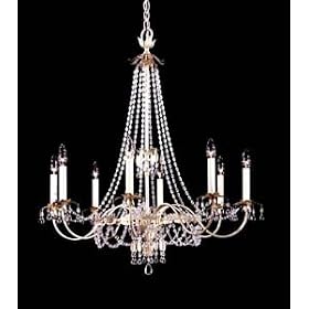 Schonbek Adagio 5104 Chandelier Vintage With Jewel Crystals thumbnail