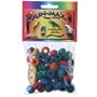 Zoo Max DUS95 Colored Wood Very Small Beads 60ct Size 0.5inx0.5inx0.25in