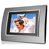 Coby DP-767 7-Inch Widescreen Digital Photo Frame with Multimedia Player (Includes 2 Metal Frames)