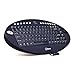 XGene 01037 87-Key 2.4GHz Wireless On-Lap Keyboard w/Built-in Trackball Mouse & Multimedia Buttons (Black)