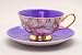 Satin Shell Purple Bone China Tea Cup and Saucer Purchased From Us By Lady Gaga
