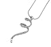 Oliver Weber 8803 Rhodium Plated Metal Swarovski Crystal Ladies Pendant + 15.5 Chain