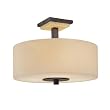 Minka Travertine 3 Light Semi Flush Fixture 6158-244