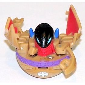 Bakugan Battle Brawlers B2 Bakupearl Booster Pack Brown Subterra Preyas II Diablo (Mystery G)