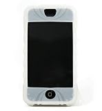 Apple iPhone 4gb 8gb Ultra Grip Ribbed Clear Silicone Skin kit - 15 Workout Armband - Full Screen Protector - Video Kickstand - Belt-clip