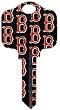 Boston Red Sox Kwikset KW1 House Key