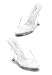 5 Inch Heel Clear Mule Women'S Size Shoe