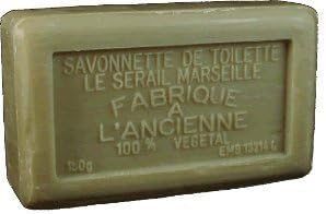 Savon de Marseille (Marseilles Soap) - Green Apple Soap Bar 150g - Handcrafted pure olive oil French soap