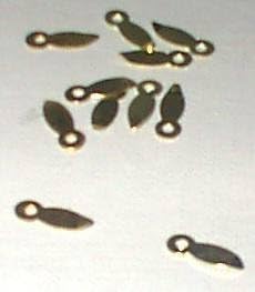 100 Brass Plated Picture Frame Turn Button 5/8 W/screws