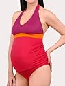 Motherhood Maternity: Colorblock Maternity Tankini Swimsuit