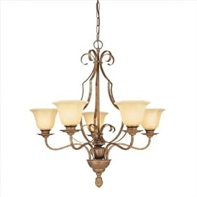 Constantine Chandelier in Artisan Bronze by Thomas Lighting