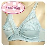 Mamia Plus Size Full Cup Mama Bras with Floral Embroidery (No Wire and No Pad)in D Sizes Only
