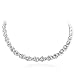 Sterling Silver Twisted Link Necklace 18