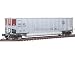 Walthers HO Scale Gold Line Ready-to-Run Bethgon Coalporter 6-Pack - BNSF (silver w/M...