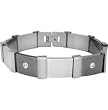 Stainless Steel Polished Bracelet - 8'' long