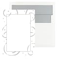 Stars and Streamers Invitation Kit - Silver